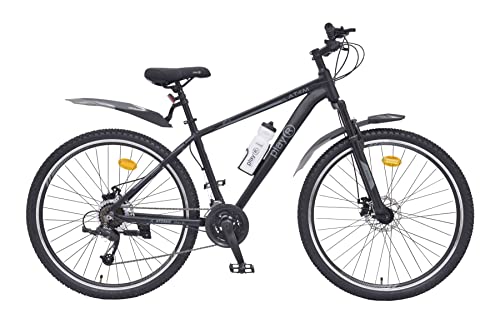 playR Atom 29 Inch Alloy – 21 Speed Bicycle – Front Wheel Shock Abs, Front & Rear Disc Brakes, Durable, Heavy Duty City & Outdoor Cycle for Men & Women All Season