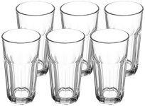 Solimo High Ball Glasses, Set of 6 (325ml each)