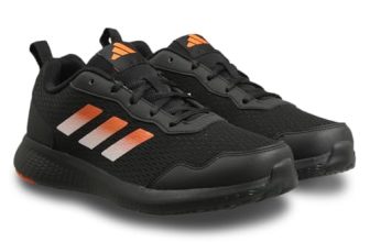 adidas Men Restound M Running Shoes, Black,UK-9