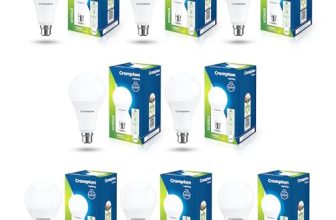 Crompton High Wattage LED Lamp | 23W | Cool Day Light | B22 Base | Energy Efficient & Long Life | 6500 Kelvin | for Home & Office| 1 year Warranty | Pack of 8
