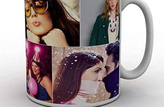 Personalized Raksha Bandhan Acrylic LED Lamp with Custom Photo (White Mug)
