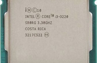 Intel i3 (3220) 3rd Generation Processor for H61 Motherboards 3.3 GHz LGA 1155 Socket 2 Cores Desktop Processor(Silver)
