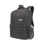 American Tourister Vion Laptop Backpack | 33L Volume | 17 Inch Laptop Compartment | Multiple Compartments | Spacious Design | Grey | 1 Year Global Warranty