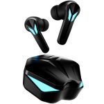 Fire-Boltt Aero Shadow TWS Earbuds Custom EQ, RGB Lights, Wireless Bluetooth 5.4, Music & App Support, 50H Playtime, Fast Charging Case, 50ms Low Latency for Gaming, Touch Controls – Onyx Black