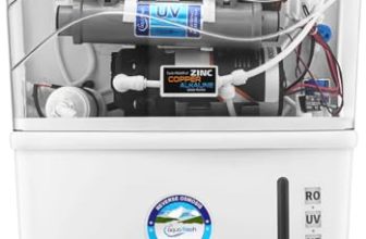 Aqua Frisch 12L Advanced Water Purifier | RO + UV + UF + Copper + Alkaline with Mineralizer | Water Filter for Home & Kitchen (White)