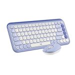 Logitech POP ICON Combo, Bluetooth Keyboard and Mouse Combo, Comfortable Typing, programmable Keys and Buttons, Quiet clicks, Easy-Switch up to 3 Devices – Lilac
