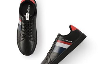 U.S. Polo Assn. Men’s Glinton Sneaker 2.0 Black – 7 UK