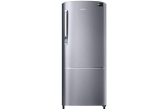 Samsung 183 L, 3 Star, Digital Inverter, Direct-Cool Single Door Refrigerator (RR20H2723S8/NL, Silver, Elegant Inox, Single Touch Defrost, 2026 Model)