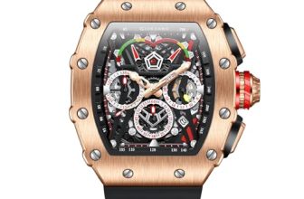 Giordano Multifunction Watch – with Day, Date, and 24-Hour Sub-Dials” | Water Resistant Square dial Unique Design Wrist Watch for Man | Best Gift for Males