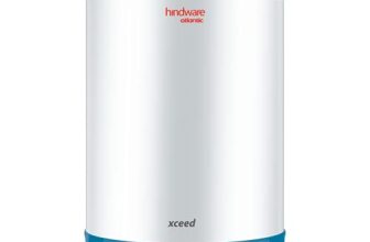 hindware smart appliances Atlantic Xceed 25L 5-Star Rated Electric Water Heater With Corrosion Resistant&Highly Durable Glass Lined Tank (White), Wall Mounting