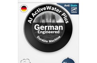 Bosch 9 kg 5 Star Front Load Fully-Automatic Washing Machine, AI ActiveWater, 14 Wash Programs, Removes 99.9% Germs with Steam, No Tangle or Wrinkle, SoftCare Paddle,Zero Vibration, White, WGA14200IN