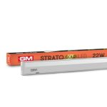 GM Strato 22 Watt LED Batten Tube Light for Home, 2200 Lumens, 6500K Cool Day White, Long Life, Anti-glare Diffuser, Fluctuation Proof for Home