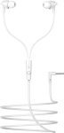 boAt boAt Bassheads 213L, 3.5mm L-Shaped Connector, Inline Mic Wired Earphones Bluetooth(Active White, In the Ear)