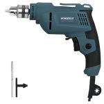 WONDERCUT 550W, Electric Drill WC-EDRF10-B, 100% Copper Motor, 2800 RPM, 10 mm Chuck, Forward/Reverse with Variable Speed Control & 1 Pcs Pro Drill Bit (Blue & Black)