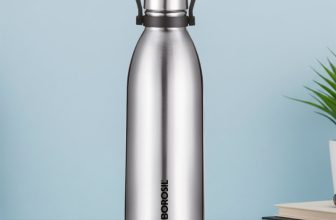 BOROSIL Bolt Bottle 24 hrs Hot & Cold Vaccum Insulated 1500 ml Stainless Steel Flask(Pack of 1, Silver)