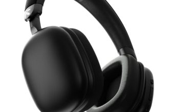 GOBOULT Fluid X 60Hrs Playtime, 40mm Boosted Drivers, Foldable Design, ENC Mic, 5.4v Bluetooth & Wired Headset (Electric Black, On the Ear)