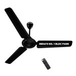 atomberg Ameza Remote Controlled 1200mm BLDC Ceiling Fan | BEE 5 Star | High Air Flow | Low Noise | Power Saving | Timeless Design with 2 Year Warranty | Gloss Black