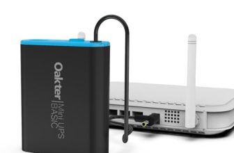 Oakter Mini UPS Basic for WiFi Router Broadband Modem | Supports 12V-2A Routers. Backup Upto 3 Hours | WiFi Router UPS Power Backup During Power Cuts| Current Surge & Deep Discharge Protection