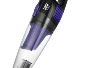 KENT Duster Vacuum Cleaner with HEPA Filter and Cyclone 5 Technology | Bagless Design Hand-held Vacuum Cleaner(Purple & Black)