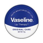 Vaseline Lip Tins Original Care, 17g | Infused with Vitamin E to Hydrate & Moisturize Dry Lips Transparent