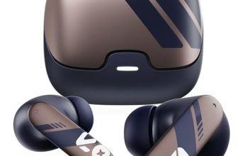 GOBOULT Z40 Pro v2.0 in Ear Earbuds with ANC, 100H Playtime, Amp App Support, Active Noise Cancellation, Quad Mic ENC, Dual Device Pairing, 13mm Driver, Bluetooth 5.4 Wireless (Indigo Rust)