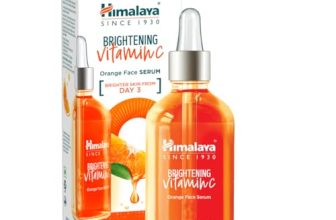 Himalaya Brightening Vitamin C Orange Face Serum, 15 mL | With Vitamin C, Niacinamide & Hyaluronic Acid | Brighter Skin from Day 3 | Dermatologically Tested