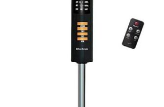 V-Guard Remote with Timer and | Remote Control | Operation with 2 Year Warranty Remote Controlled 400 mm Pedestal Fan(5 Star | Orange, Black | Pack of 1)