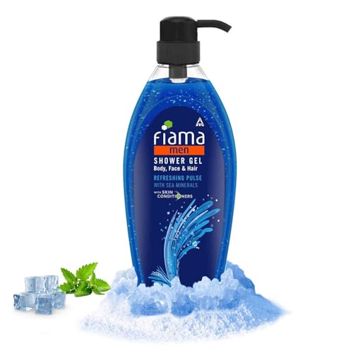 Dettol Icy Cool Body Wash and Shower Gel Pump for Men | Goodness of Salicylic Acid | Menthol Freshness | 500ml