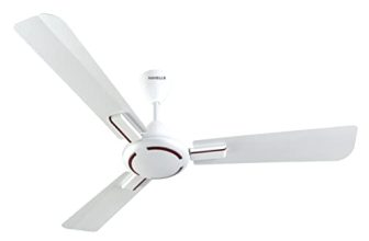 Havells 1200mm Ambrose Energy Saving High Speed Ceiling Fan|Premium Finish, Deco.Fan, Elegant Looks, High Air Delivery, Powerful Motor|2 Yr Warranty by Brand | (Pack of 1, Pearl White Wood)