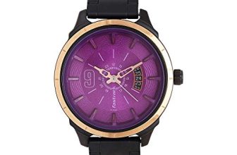 Fastrack All Nighters Quartz Analog Purple Dial Stainless Steel Strap Watch for Girls-6187KM03