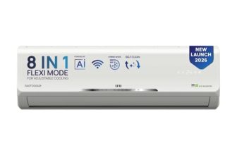 IFB 1.5 Ton 3 Star, New star rated,AI Powered Inverter Split AC,Inbuilt WiFi, Hybrid Mode, 8-in-1 Flexi Mode, Heavy Duty Compressor, Long Air Throw, Self Clean, 100% Copper,CI183SS22SGM3, White