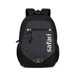 Safari Tribe 35 Ltrs Large Laptop Backpack with 3 Compartments, Water Resistant Fabric – Black (TRIBE19CBBLK)
