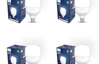 Philips AceBright 65W LED Bulb | 5200 Lumens High Brightness | B22 Base | Energy Efficient Lighting for Home & Commercial Use | Cool DayLight, Pack of 4