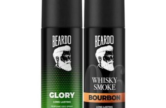 Beardo Glory & Whisky Smoke Bourbon Perfume Body Spray (Set of 2) Get compliments with Long lasting Fougere, Aromatic Deodorant | Gift For Brother | Gift For Friends