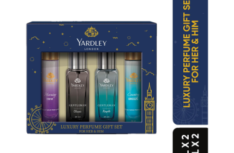 Yardley London Luxury Perfume Gift Set for Her & Him| 18ml x 2 + 20ml x 2 Combo Set(Set of 4)