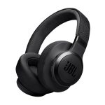 JBL Live 770NC Wireless Over Ear Headphones with True Adaptive Noise Cancelling, Smart Ambient, Spatial Sound, Multipoint Connect, PersoniFi 2.0, Customized EQ, Google Fast Pair, BT 5.3 Black