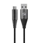 Zebronics Type-C Fast Charging Cable, Upto 480 Mbps, 36W Rapid Charge, 3A Output, Charge & Sync Data Cable, 1 Meter Length, Tangle-Free Durable Design (CU300T)