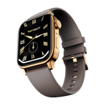 Fire-Boltt Rise Bluetooth Calling 47mm (1.85) & Rotating Crown, 123 Sports Smartwatch(Cinnamon Slate Strap, Free Size)
