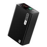 Boat EnergyShroom PB665 Turbo X, 30000mAh Laptop Powerbank w/ 65W Turbo Fast Charging, 100W high-Speed Cable. Compact, for MacBooks, laptops, iPhones, Android, Smartphones, Tablets (Onyx Black)