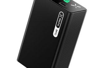 Boat EnergyShroom PB665 Turbo X, 30000mAh Laptop Powerbank w/ 65W Turbo Fast Charging, 100W high-Speed Cable. Compact, for MacBooks, laptops, iPhones, Android, Smartphones, Tablets (Onyx Black)