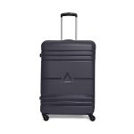 Aristocrat Airstop Check-in Trolley Bag 63cm | Medium | Hard Luggage | Smooth 4 Wheels Suitcase, 360 Degree Rotation | Secured Combination Lock | 3 Year Warranty (Periscop Grey)