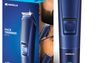 HAVELLS Beard Trimmer Trimmer 120 min  Runtime 1 Length Settings(Blue)