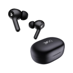 boAt Airdopes 71,40 H Battery, ENx Tech, Low Latency, Stream Ad Free Music via App Bluetooth(Active Black, True Wireless)