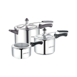 BAJAJ New Shakti 2 L, 3 L, 5 L Inner Lid Pressure Cooker(Aluminium)