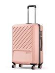 Safari Medium Symphony 66cm Trolley Bag Hard Case Polypropylene, 8 Spinner Wheels, 360 Degree Wheeling Carry on Luggage, Travel Bag, Suitcase for Travel, Trolley Bags for Travel, Dusky Peach