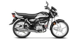 Hero HF Deluxe (Drum) (Self Start) Bike Booking for Ex-Showroom Price (Black Grey Stripe)