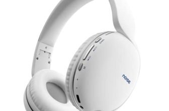 Noise Two Wireless On Ear Headphones with 50 Hours Playtime, Low Latency(up to 45ms), 4 Play Modes, Dual Pairing, BT v5.3 (Calm White)