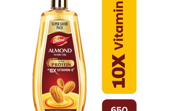 Dabur Provides Damage Protection Non Sticky Formula For Hair Fall control & Shiny Hair Hair Oil(650 ml)