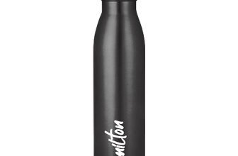 MILTON Breeze 750 Stainless Steel Water Bottle 730 ml, Single Walled, ISI Certified I Leak Proof Lid, Rust Proof I For School, Office, Gym I Mettalic Black