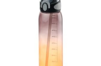 CELLO Inspire Large Sipper Water Bottle, 900ml Black | Food Grade, Leakproof, Easy to Carry | Gym Straw Water Bottle For Fitness, Office, School, Sports, Picnic, Travel & Outdoor Hydration